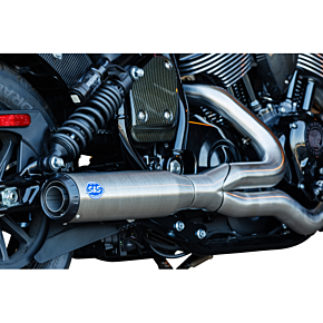 2-into-1 Qualifier Exhaust System - Stainless - Race Only - Indian Chief 550-1117
