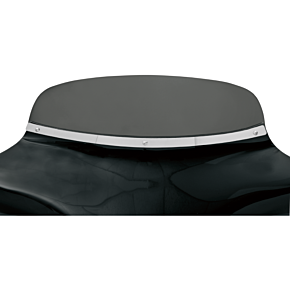Fairing Windshield Trim - Stainless Steel - Polished - Slotted MEM0917