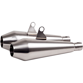 Shorty Predator Pro™ Mufflers - Brushed BC902-112-BR