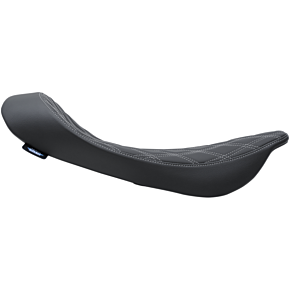 Low Solo Seat - Double Diamond - Silver Stitch 0801-1156