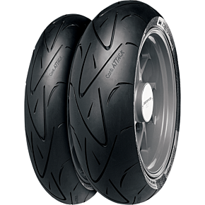 Continental Tire - ContiSportAttack - Rear - 180/55ZR17 - (73W) 02443930000