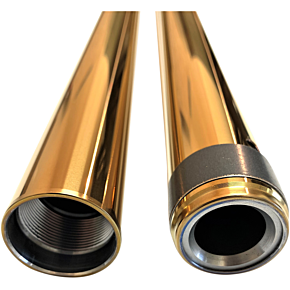 Proone Perfmfg Fork Tube - Gold - 49 mm - 27.50" Length 105130G
