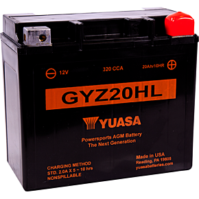 Yuasa AGM Battery - GYZ20HL YUAM720GH