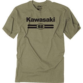 Kawasaki Sixty Two T-Shirt - Heather Olive - Medium 27-87122