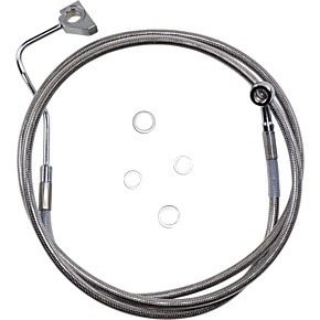 Brake Line - +4" - Stainless Steel - ABS 1741-3990