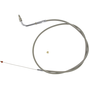 Throttle Cable - +6" - Stainless Steel 102-30-30015-06