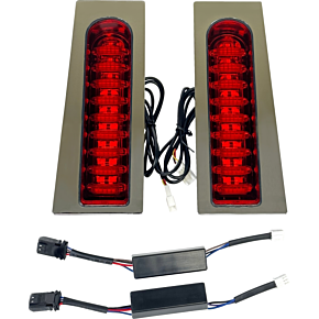 ProBEAM® Auxiliary Fillerz® - Run/Brake/Turn - Red Lens - Chrome PB-FILL-23-RC
