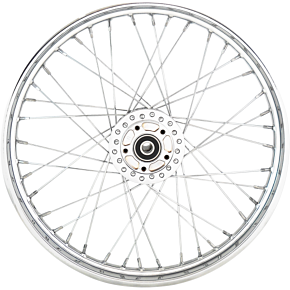 Front Wheel - Single Disc/No ABS - Chrome - 21"x2.15" - '06-'07 XL 0203-0628