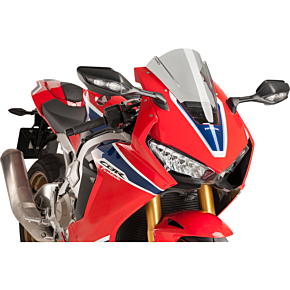 Puig Hi-Tech Parts Race Windscreen - Smoke - Honda - 9407H
