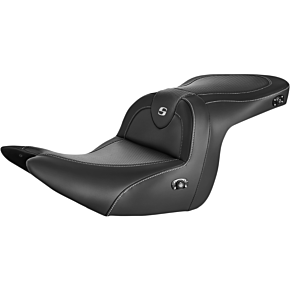 Saddlemen Roadsofa™ Carbon Fiber Heated Seat - Black - Without Backrest H18-07-185HCT