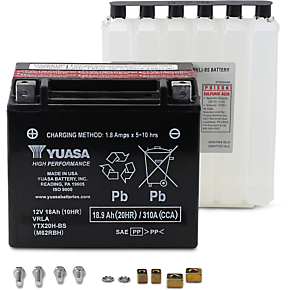 Yuasa AGM Battery - YTX20H-BS .93 L YUAM62RBH