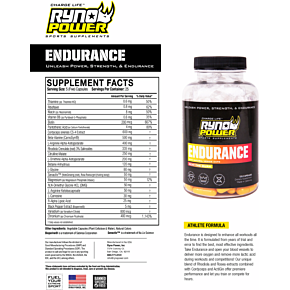 Endurance Capsules - 125 ct. Bottle END884
