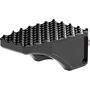 County Line Billet Footpegs - Rear - Black LA-P100-02B