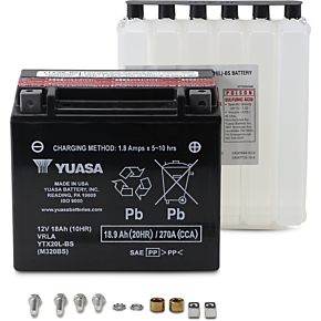AGM Battery - YTX20L-BS - .93 L YUAM320BS