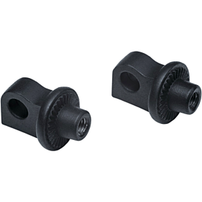 Kuryakyn Splined Adjustable Peg Adapters - Black