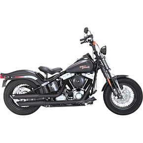 3" Twin Slash Slip-On Mufflers - Black 46341