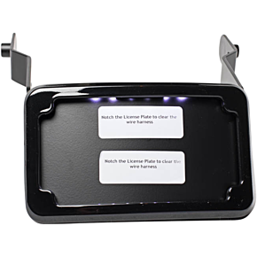 LP Plate Frame & Mount with Tag Light - FXDB - Black CV4660B