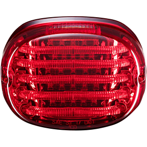 Custom Dynamics Taillight - with License Plate Illumination Window - Red PB-TL-SBW-R