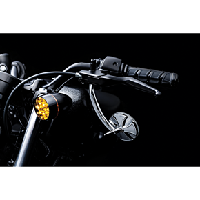 Kuryakyn Gloss Black Kinetic™ Grips - 6351