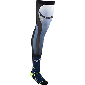 Knee Brace Socks - Navy/Black/Yellow - Large/XL 4701324-7455-LX