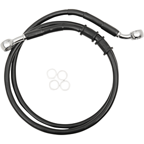 Brake Line - Front - +6" - Black - XL 1741-5391