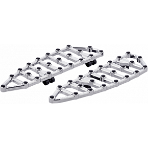 MX Driver Floorboards - Chrome 410-008