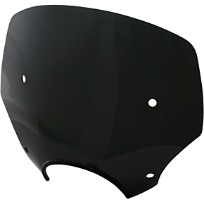 El Paso Windshield - 13" - 7" Headlight Cutout - Dark Black Smoke MEP5235
