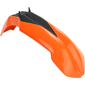 Acerbis Plastic Front Fender - Orange/Black - SX65
