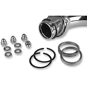 James Gasket Exhaust Port Chrome Gasket Kit - Big Twin/XL 65324-83-KWG1