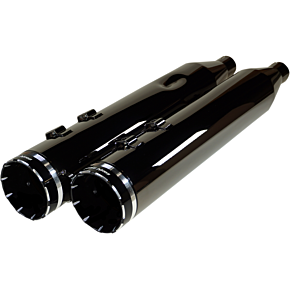 Khrome Werks 4-1/2" HP-Plus® Slip-On Mufflers - Eclipse® with Tracer Tip 201670