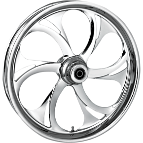 Rc Components Recoil Front Wheel - Dual Disc/ABS - Chrome - 21"x3.50" - '08-'13 FLT 21350-9031A-105