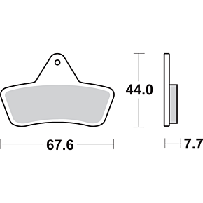 Sbs Brake Pads - Arctic Cat 758ATS