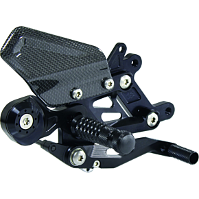 FXR Rearset - Black - BMW FXR-BM03-B