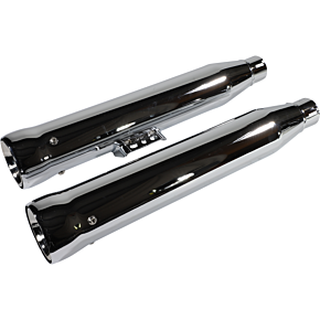 Neighbor Hater Mufflers for Softail - Chrome 6047