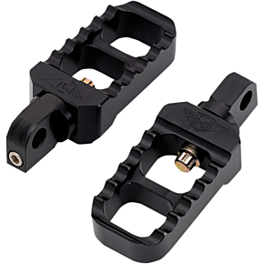 Adjustable Stubby Footpegs - Black 08-642-1B
