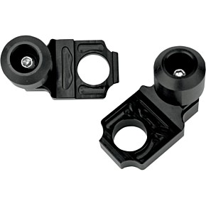 Axle Block Sliders - Aprilia - Black DRAX-109-BK