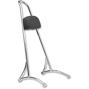 BURLY BRAND Tall Sissy Bar - Chrome B13-1503C