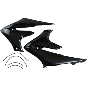 Radiator Shrouds - Black YA04858-001