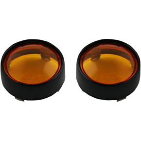 Custom Dynamics Bullet Signal Lenses - Black/Amber PB-B-BEZ-BA
