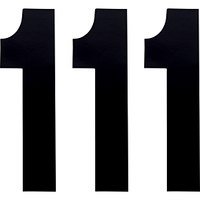 FX Number 1 - Black - 8" 02-4471