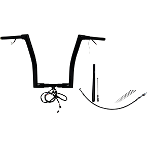 Handlebar Kit - Flat Top - 16" - Black 612916-B