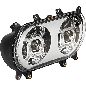 Custom Dynamics ProGLOW™ Headlight - Chrome - Road Glide PG-RG-C