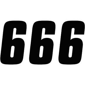 FX Factory Number 6 - Black - 6" 08-90046