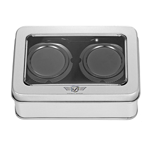 Figurati Designs Front Axle Nut Cover - Stainless Steel - Smooth - Black FD60-FAC-BK