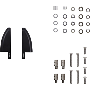 CNC Fairing Mirror Adapters - 77.5 mm 304-030