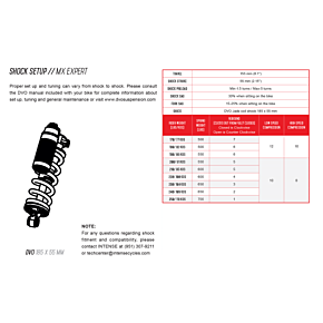 DVO Shock Spring - 500 lbs 1428130-500