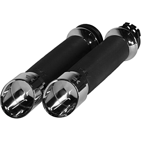 Khrome Werks Grips - Edge - Custom Contour - Cable - Chrome 500260