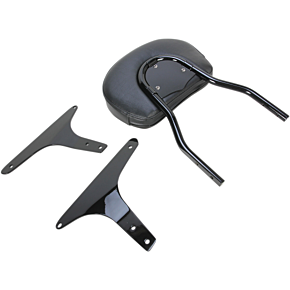 Cobra Round Sissy Bar - Standard - Black - Softail 602-1301B
