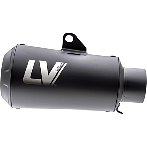 Universal LV-10 Slip-On Muffler - Full Black 9746FB