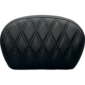 Le Pera Sissy Bar Pad - Single Diamond - Dull Black L-SBP01DM-DULL
